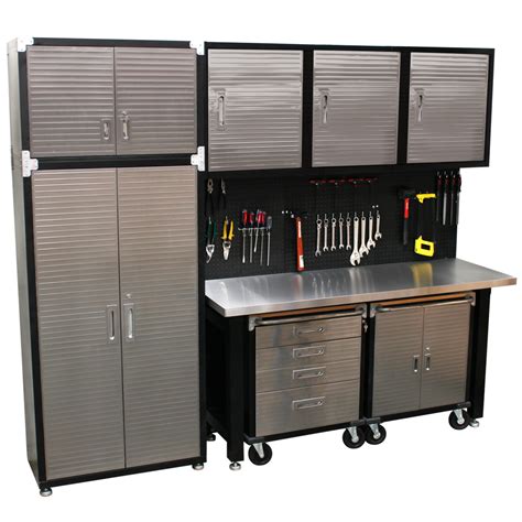 pictures of stainless steel garage cabinets|stainless steel cabinet commercial garage.